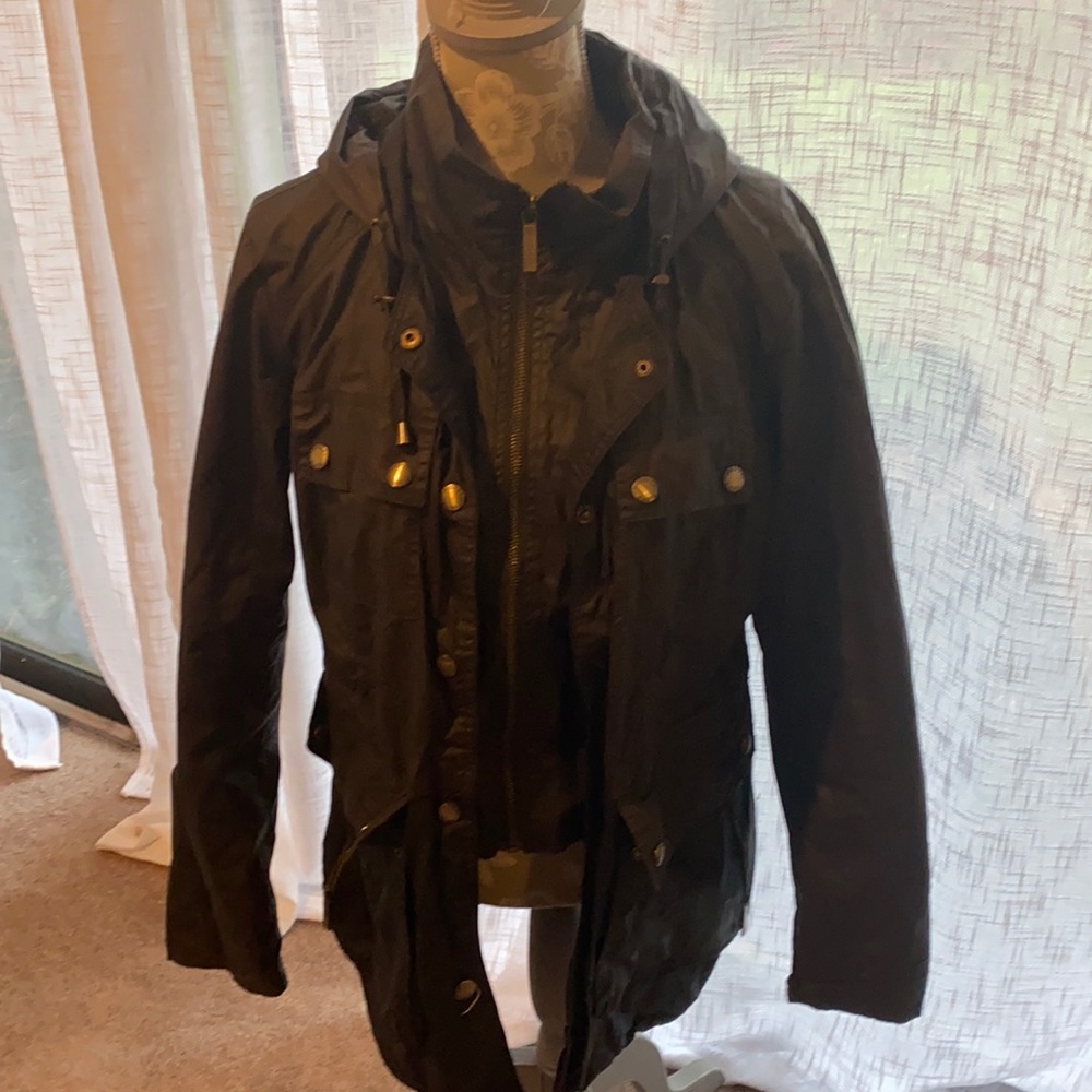 Michael Kors lined rain jacket